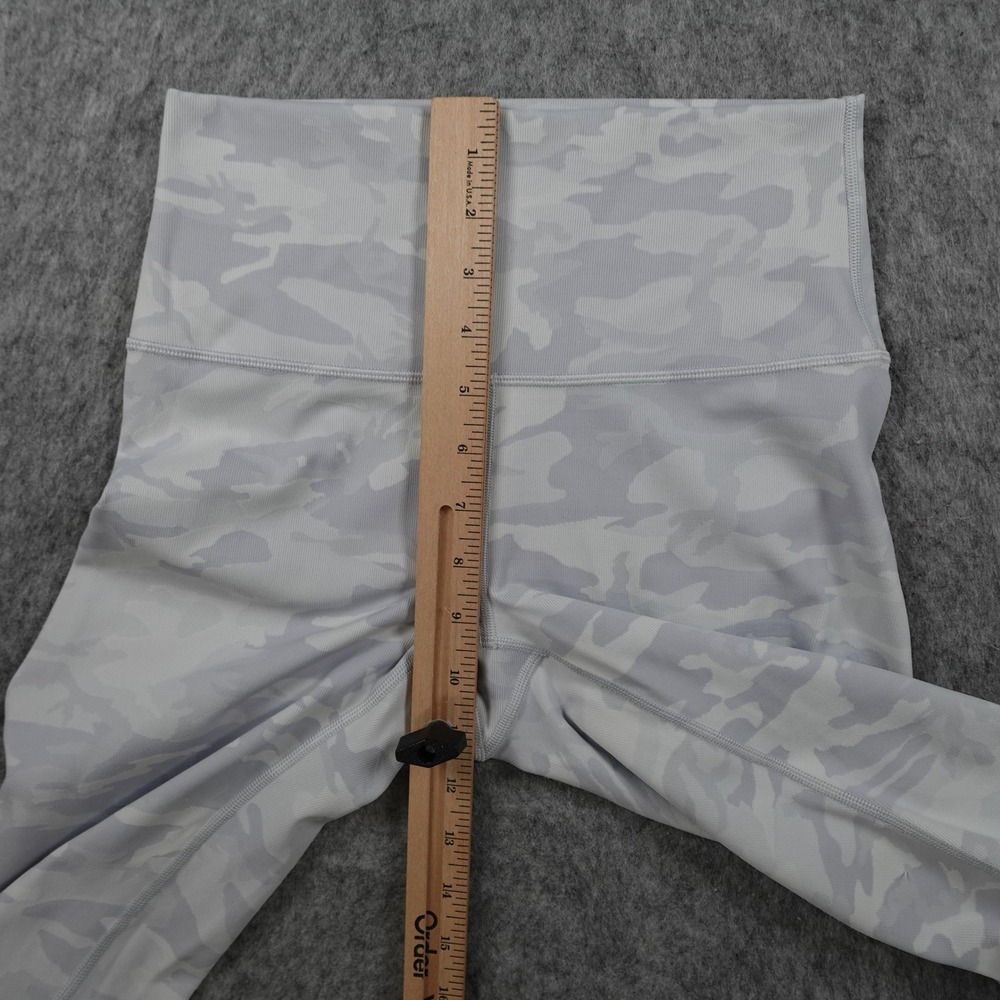 Lululemon Leggings Womens 6 Gray Camo Wunder Under High Rise Tight 28" Luxtreme - Picture 4 of 10